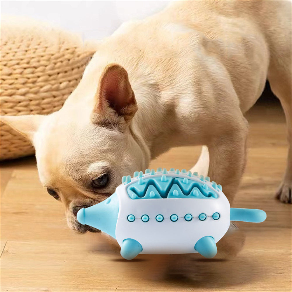 Interactive TPR Dog Toy – Food Dispensing & Teeth Cleaning Chew Toy