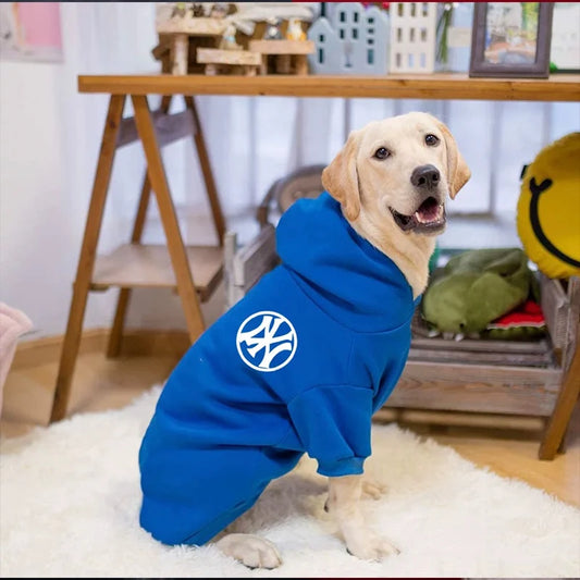 Dog Hoodies Autumn Winter Two-legged Puppy Clothes Solid Color Pocket Cat Dog Hooded Sweatshirt Soft Comfortable Pet Hoodies