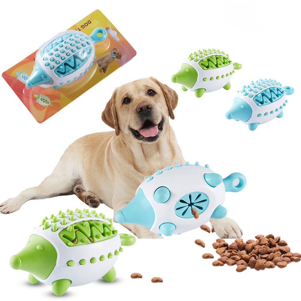 Interactive TPR Dog Toy – Food Dispensing & Teeth Cleaning Chew Toy